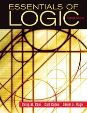 Cover of: Essentials of Logic (2nd Edition) by Irving Marmer Copi, Carl Cohen, Daniel Flage
