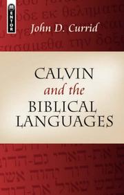 Cover of: Calvin and the Biblical Languages (Mentor)