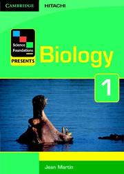 Cover of: Science Foundations Presents Biology 1 CD-ROM (Science Foundations) by Jean Martin