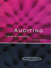 Cover of: Auditing: theory and practice
