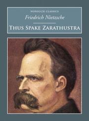 Cover of: "Thus Spake Zarathustra" by Friedrich Nietzsche