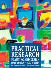 Cover of: Practical Research by Paul D. Leedy, Timothy J. Newby, Peggy A. Ertmer