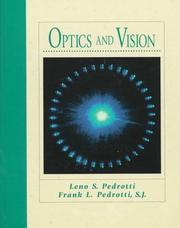 Cover of: Optics and vision