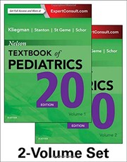 Cover of: Nelson Textbook of Pediatrics, 2-Volume Set by Robert M. Kliegman MD, Bonita M.D. Stanton MD, Joseph St. Geme MD, Nina F Schor MD  PhD
