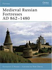 Cover of: Medieval Russian Fortresses AD 862-1480 (Fortress)