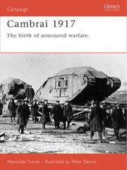 Cover of: Cambrai 1917 by Alexander Turner