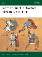 Cover of: Roman Battle Tactics 109BC-AD313 by Ross Cowan