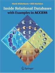 Cover of: Inside Relational Databases with Examples in Access