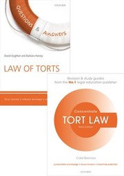 Cover of: Tort Law Revision Pack 2015: Law Revision and Study Guide