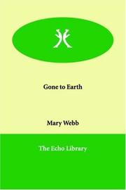 Cover of: Gone to Earth by Mary Webb