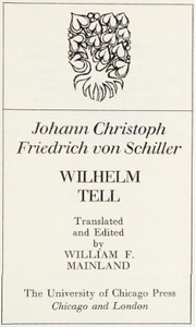 Cover of: Wilhelm Tell. by Friedrich Schiller