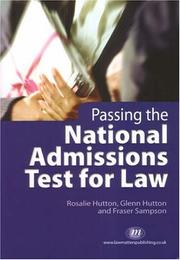 Cover of: Passing the National Admissions Test for Law (Student Guides)