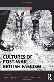 Cover of: Cultures of Post-War British Fascism by 