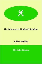 Cover of: The Adventures of Roderick Random by Tobias Smollett, Tobias Smollett