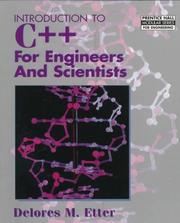 Cover of: Introduction to C++ for engineers and scientists