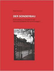 Cover of: Der Sonderbau. Die Errichtung von Bordellen in nationalsozialistischen Konzentrationslagern by Robert Sommer