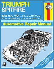 Cover of: Triumph Spitfire, 1962-1981