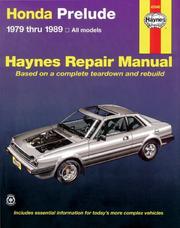 Cover of: Honda Prelude CVCC, 1979-1989