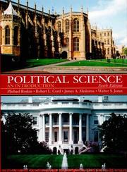 Cover of: Political Science by Robert L. Cord, James A. Medeiros, Walter S. Jones