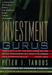 Cover of: Investment gurus by Peter J. Tanous