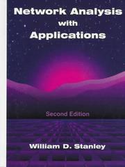 Cover of: Network analysis with applications by William D. Stanley, William D. Stanley