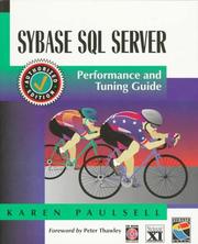 Cover of: Sybase SQL server by Karen Paulsell