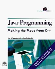 Cover of: Java Programming by Joe Wigglesworth, Paula Lumby, Joe Wigglesworth, Paula Lumby