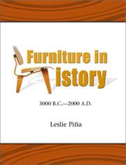 Cover of: Furniture in History by Leslie Pina, Leslie Piña