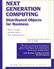 Cover of: Next Generation Computing: Distributed Objects for Business (SIGS Reference Library)