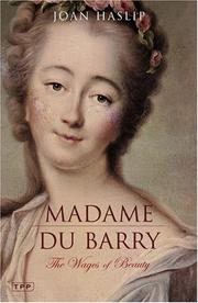 Cover of: Madame DuBarry by Joan Haslip