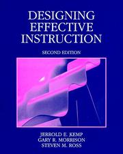 Designing effective instruction by Jerrold E. Kemp