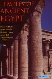 Cover of: Temples of Ancient Egypt by Byron E Shafer        