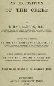 Cover of: An exposition of the creed by John Pearson