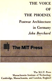 Cover of: The voice of the Phoenix : Postwar architecture in Germany by 