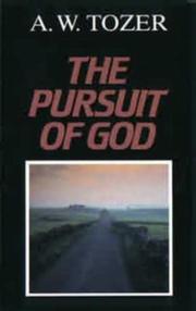 Cover of: The Pursuit of God by A. Tozer