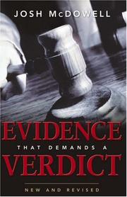 Cover of: Evidence That Demands a Verdict by Josh McDowell