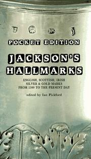 Cover of: Pocket Ed. Jackson's Hallmarks