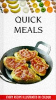 Cover of: Quick Meals (Cookery Library)