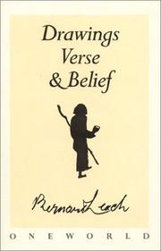 Cover of: Drawings Verse And Belief by Bernard Leach