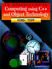 Cover of: Introduction to Computing Using C++ and Object Technology, An | William H. Ford