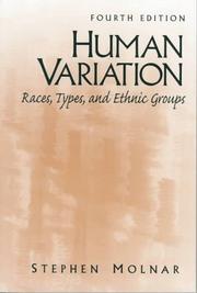 Cover of: Human Variation by Stephen Molnar