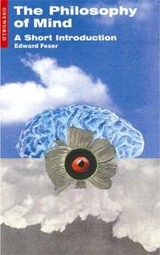 Cover of: The Philosophy of Mind by Edward Feser