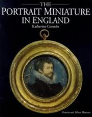 Cover of: portrait miniature in England | Katherine Coombs