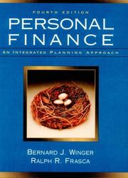 Personal finance by Bernard J. Winger, Ralph R. Frasca