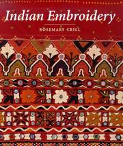 Cover of: Indian embroidery by Rosemary Crill