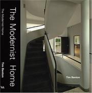 Cover of: The Modernist Home