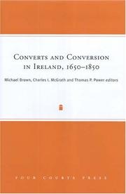 Cover of: Converts and Conversion in Ireland, 1650-1850