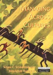 Managing across cultures by Susan C. Schneider
