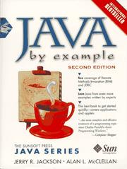 Cover of: Java by example