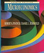 Cover of: Microeconomics by Robert S. Pindyck